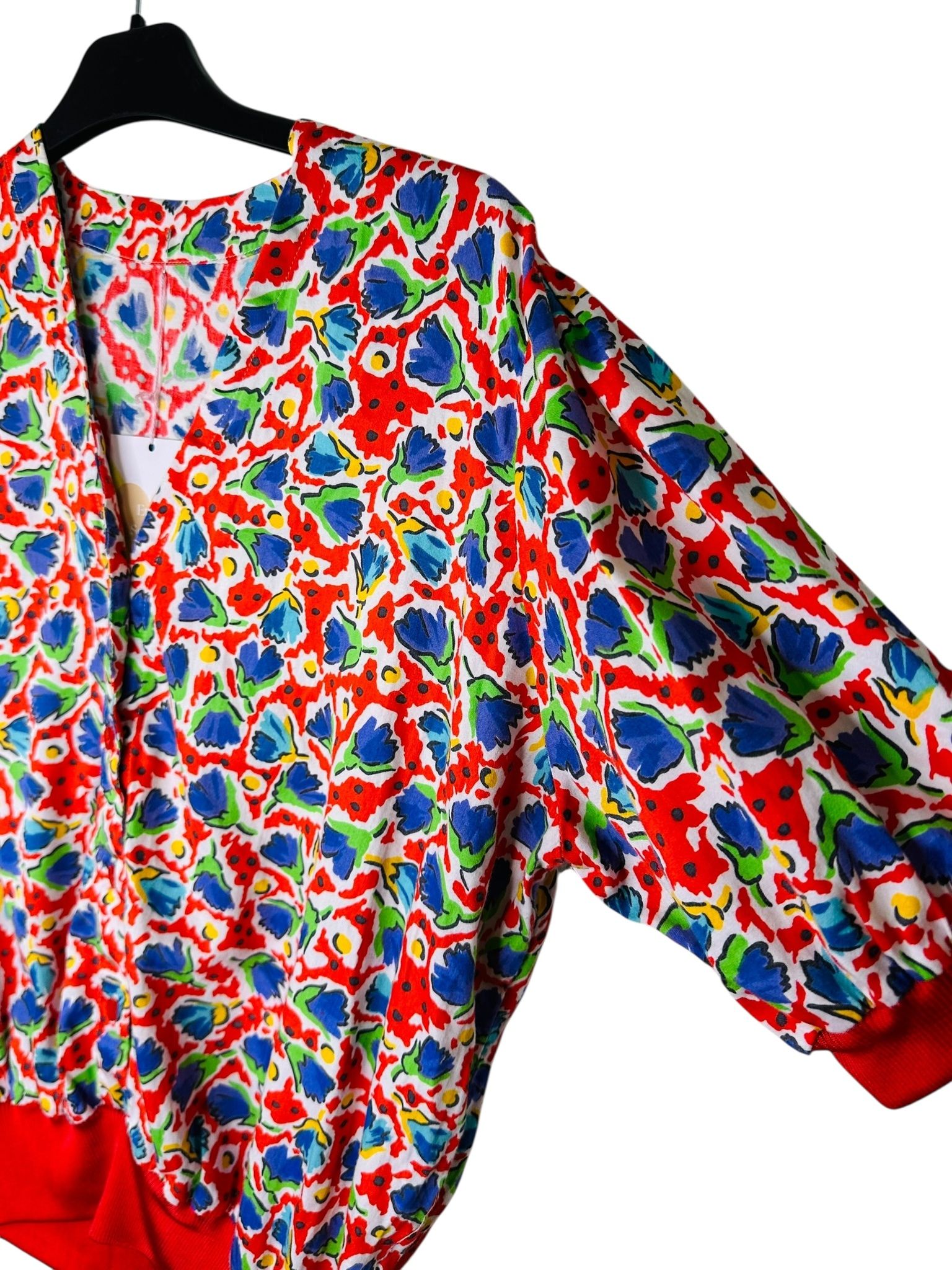 Vintage blommig topp