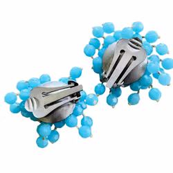 Vintage turkosa clips