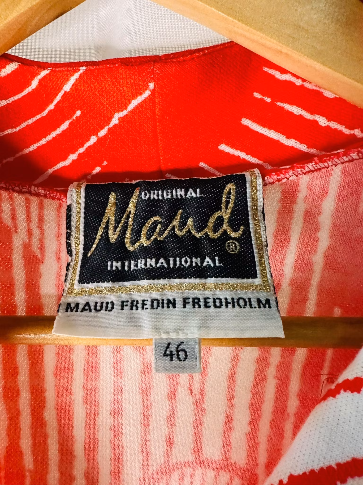 Maud Fredin Fredholm vintage klänning