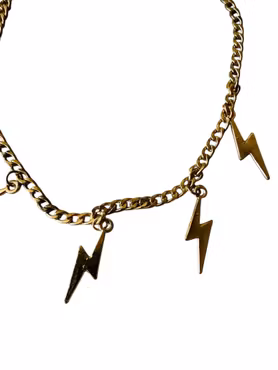 Halsband med blixtar