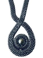 Stort halsband med silverloop