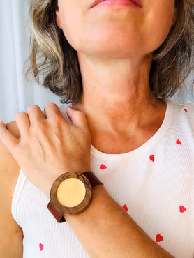 Nullame - armband i läder och trä