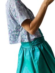 Vintage kortärmad jacka