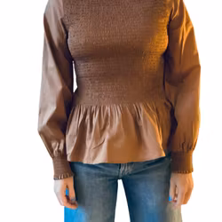 Smockad blus Carin Wester