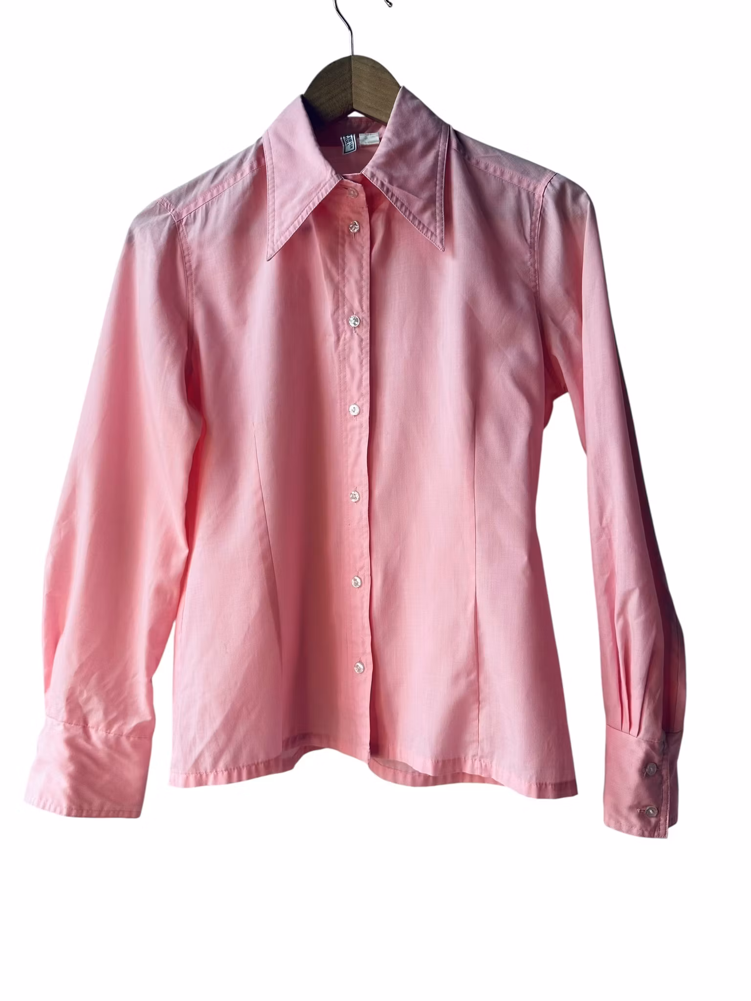 Vintage rosa skjorta 70-tal