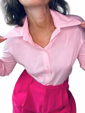 Vintage rosa skjorta 70-tal