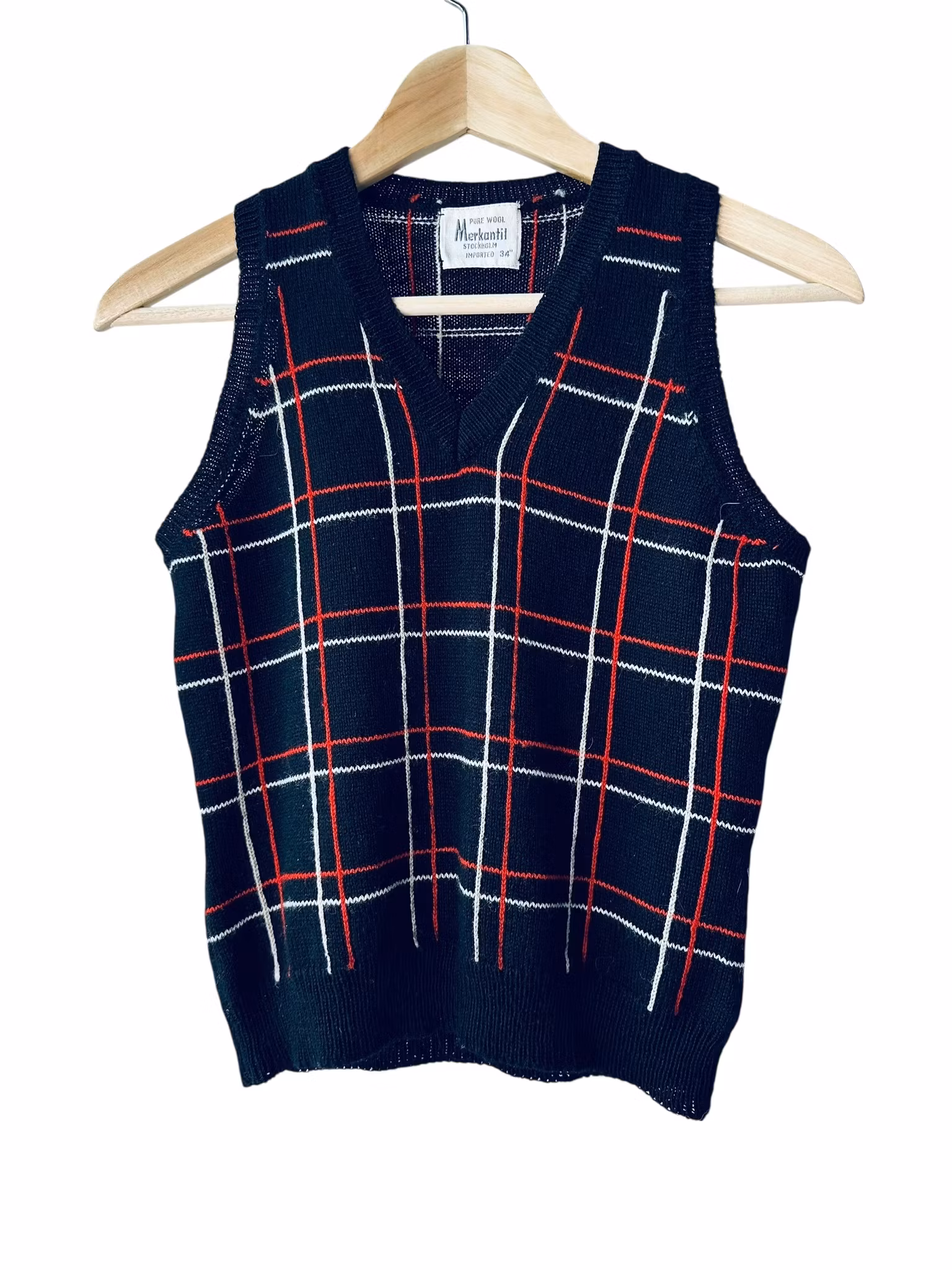 Vintage slipover i ull