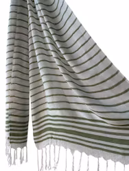 Grönrandig scarf