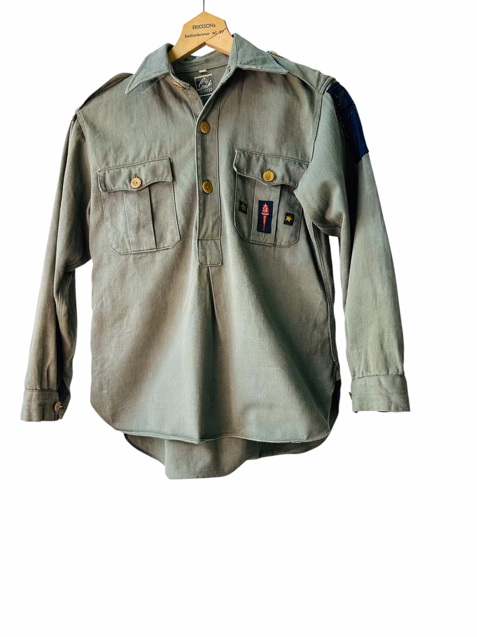 Vintage militärskjorta