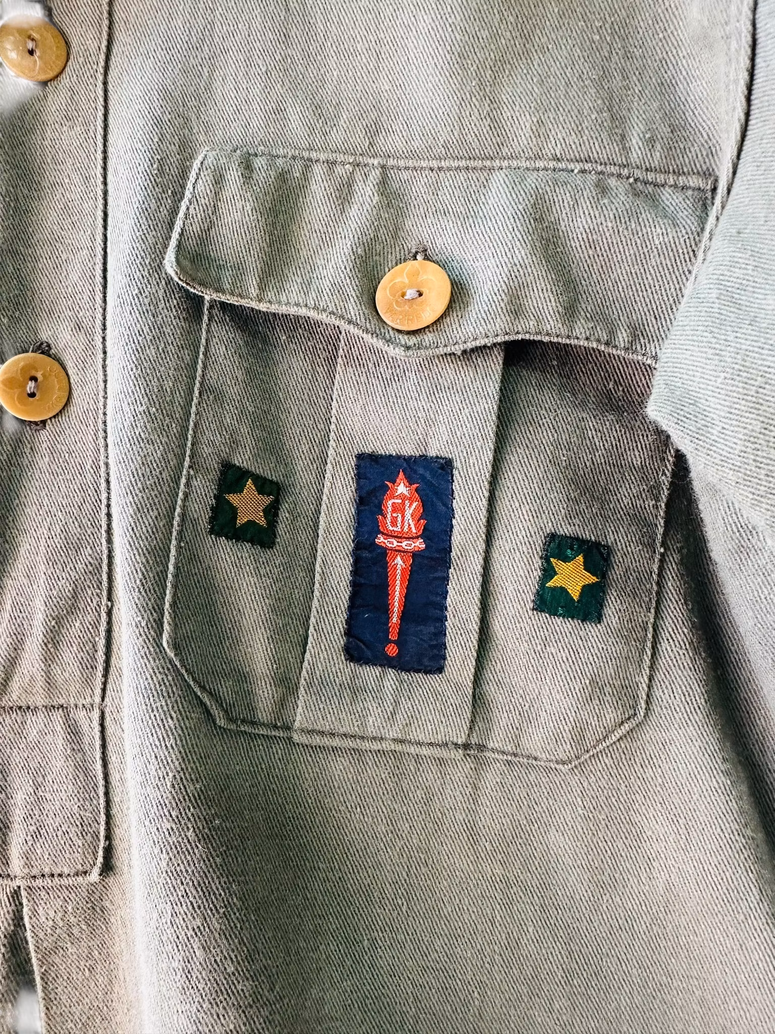 Vintage militärskjorta