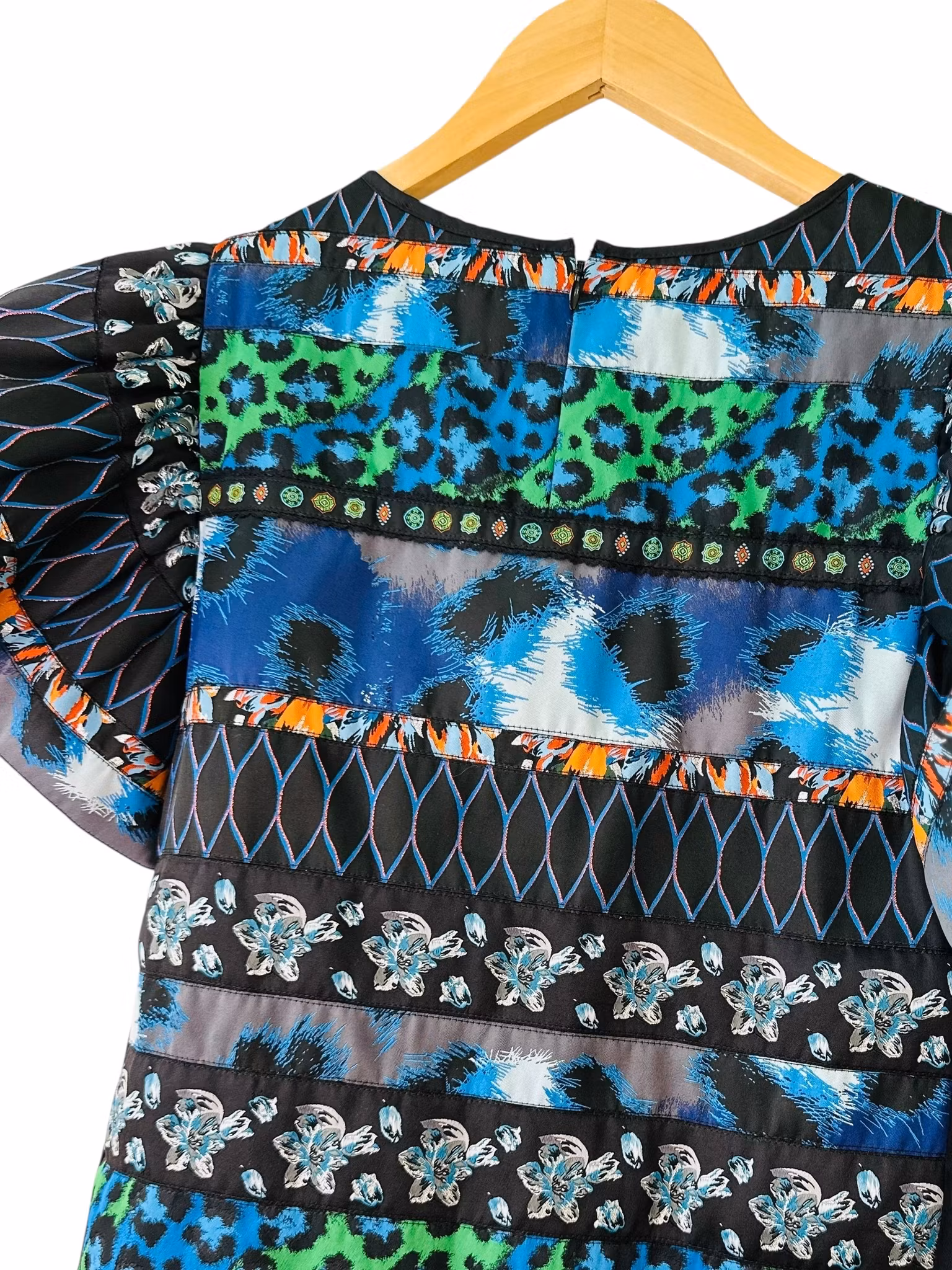 Kenzo xH&M topp med maffiga ärmar