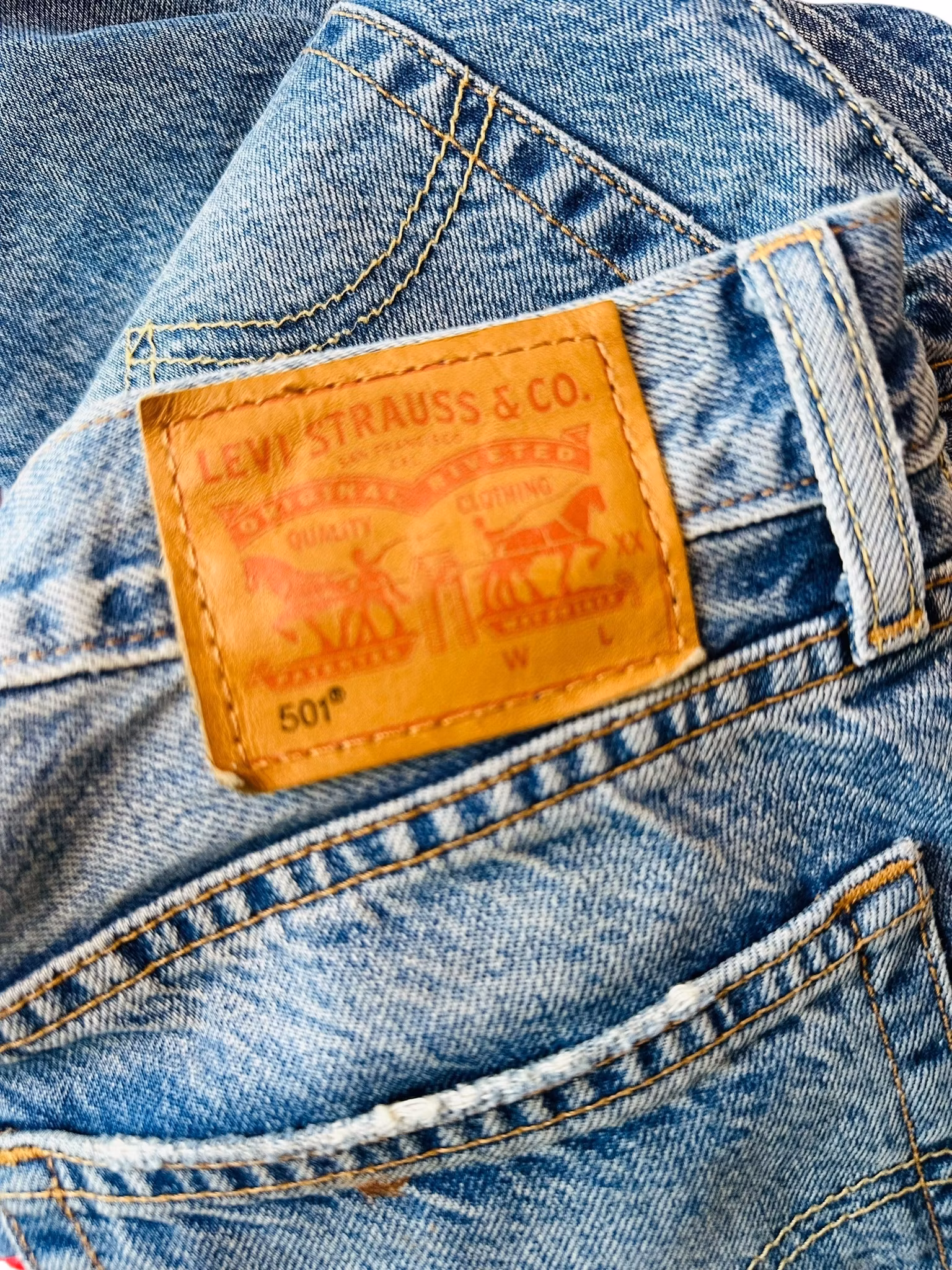 Levi’s 501 27/32 ljusblå
