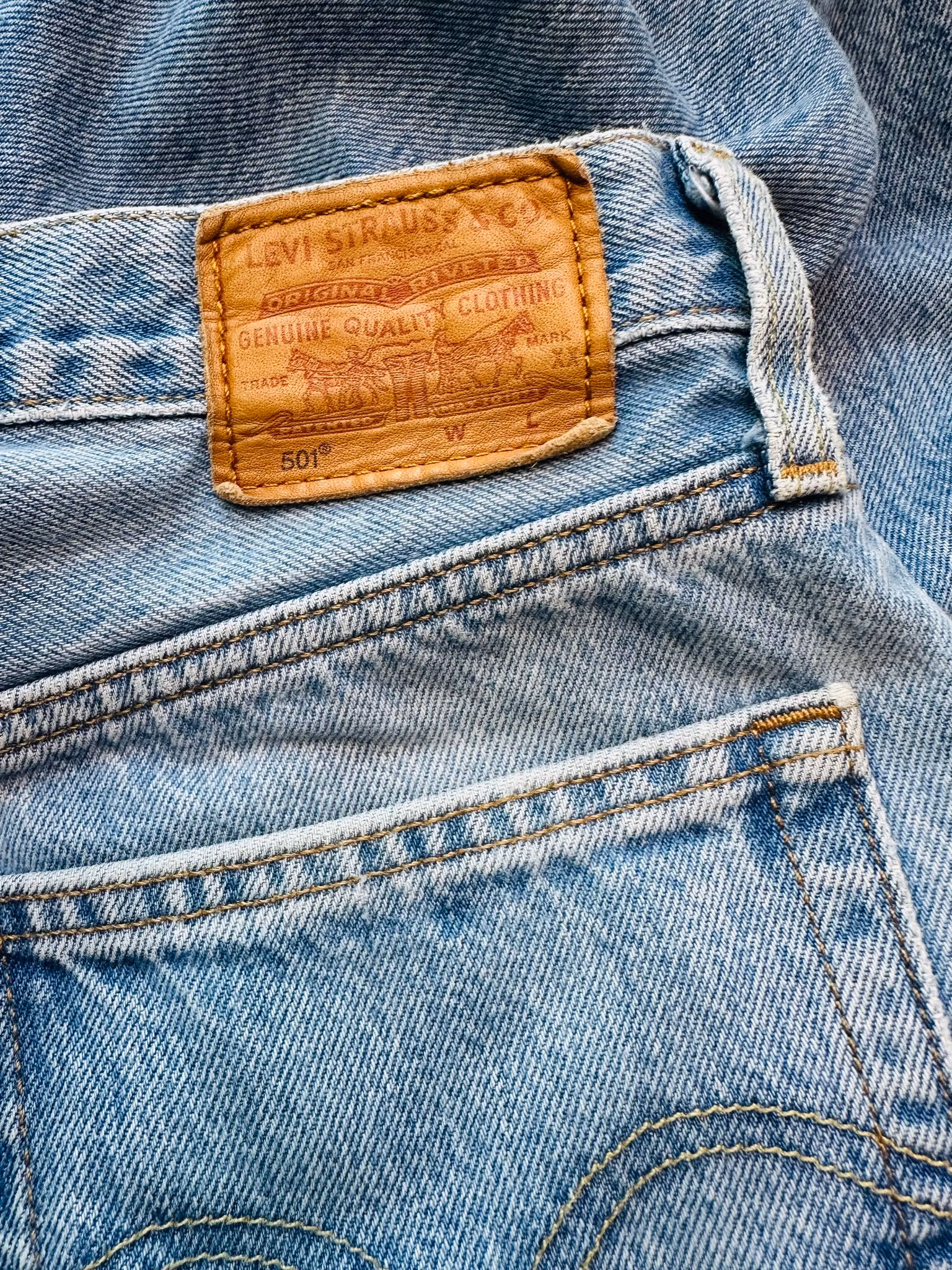 Levi’s 501 28/28 ljusblå