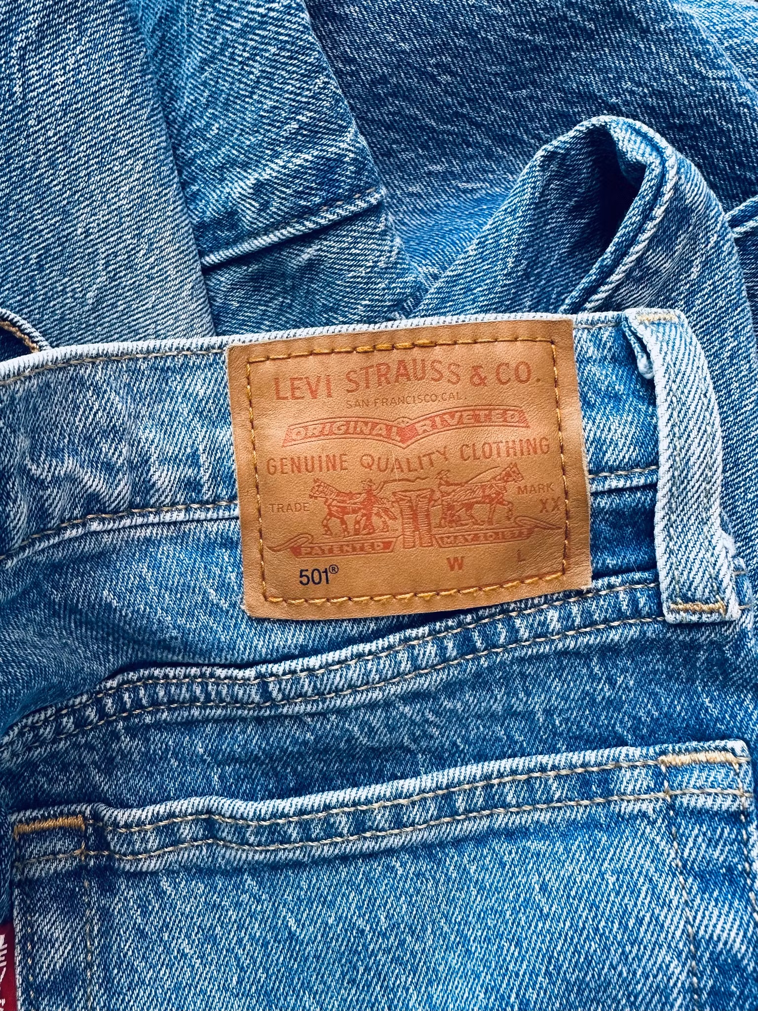 Levi’s 501 28/30 ljusblå