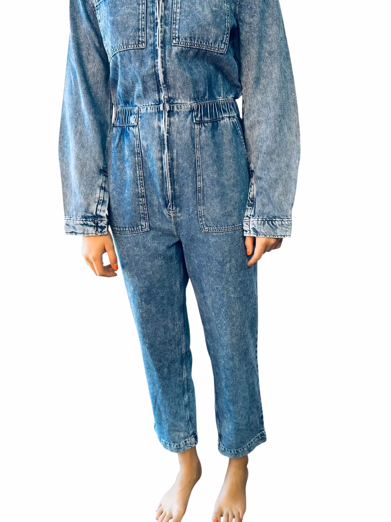 Denim jumpsuit