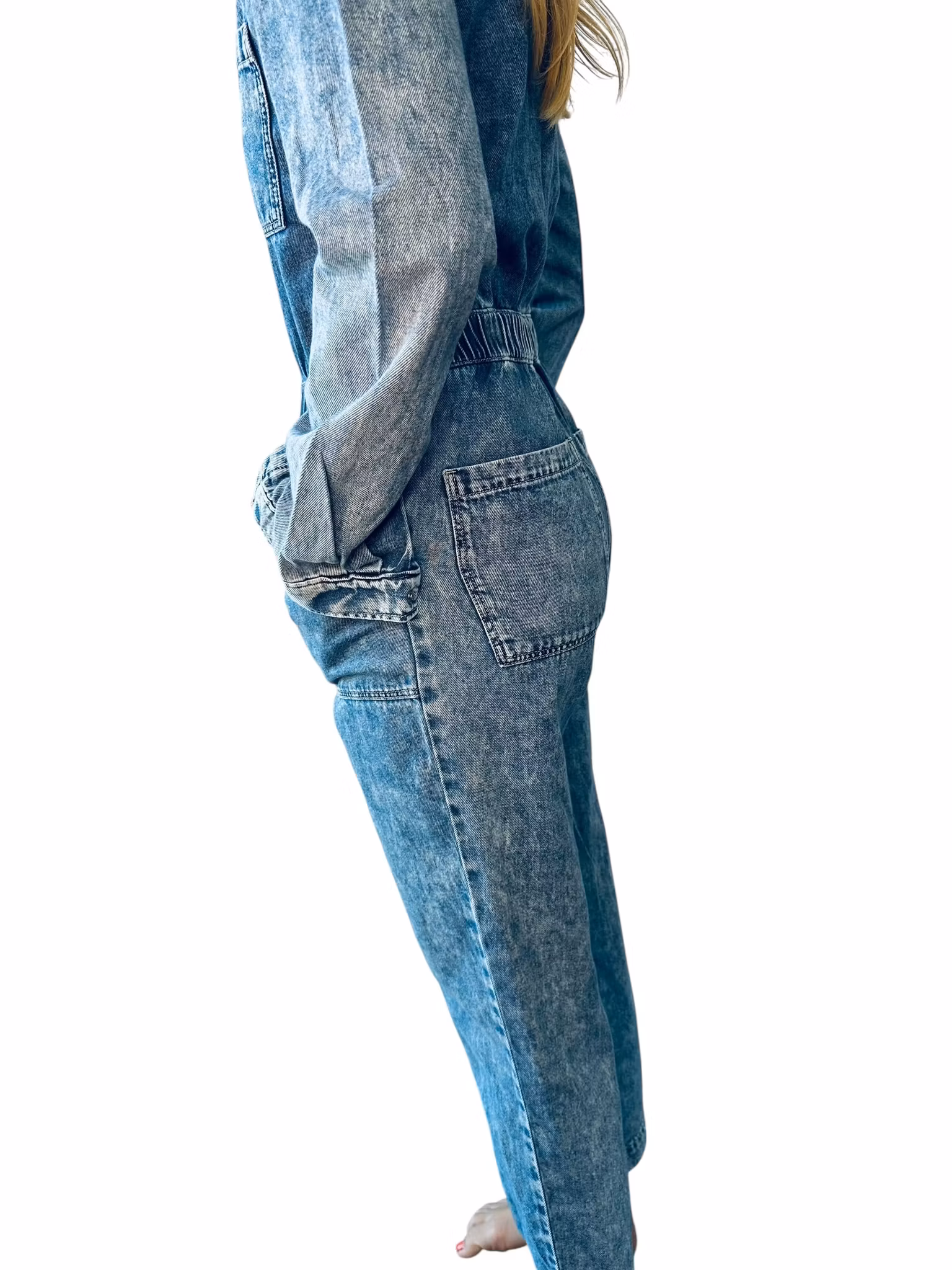 Denim jumpsuit