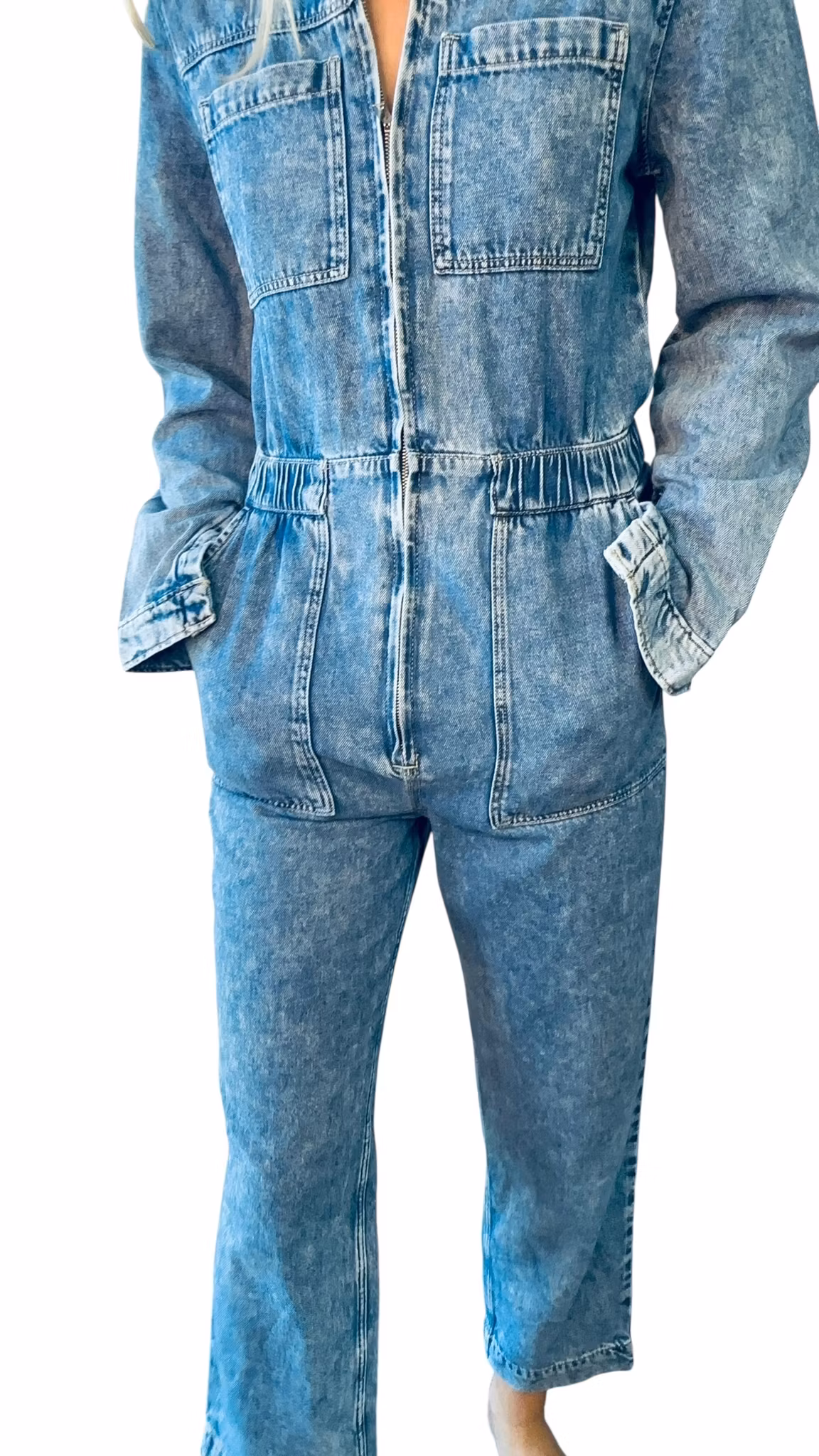 Denim jumpsuit
