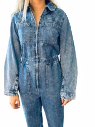 Denim jumpsuit