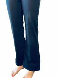 Vintage bootcut svarta jeans