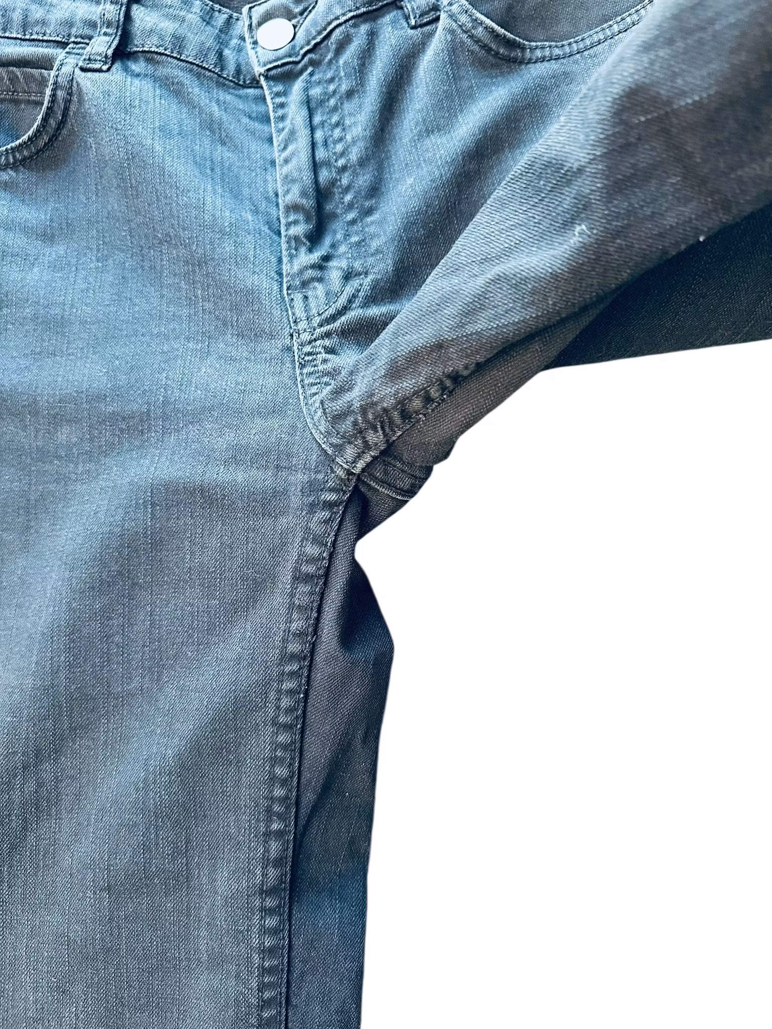 Vintage bootcut svarta jeans