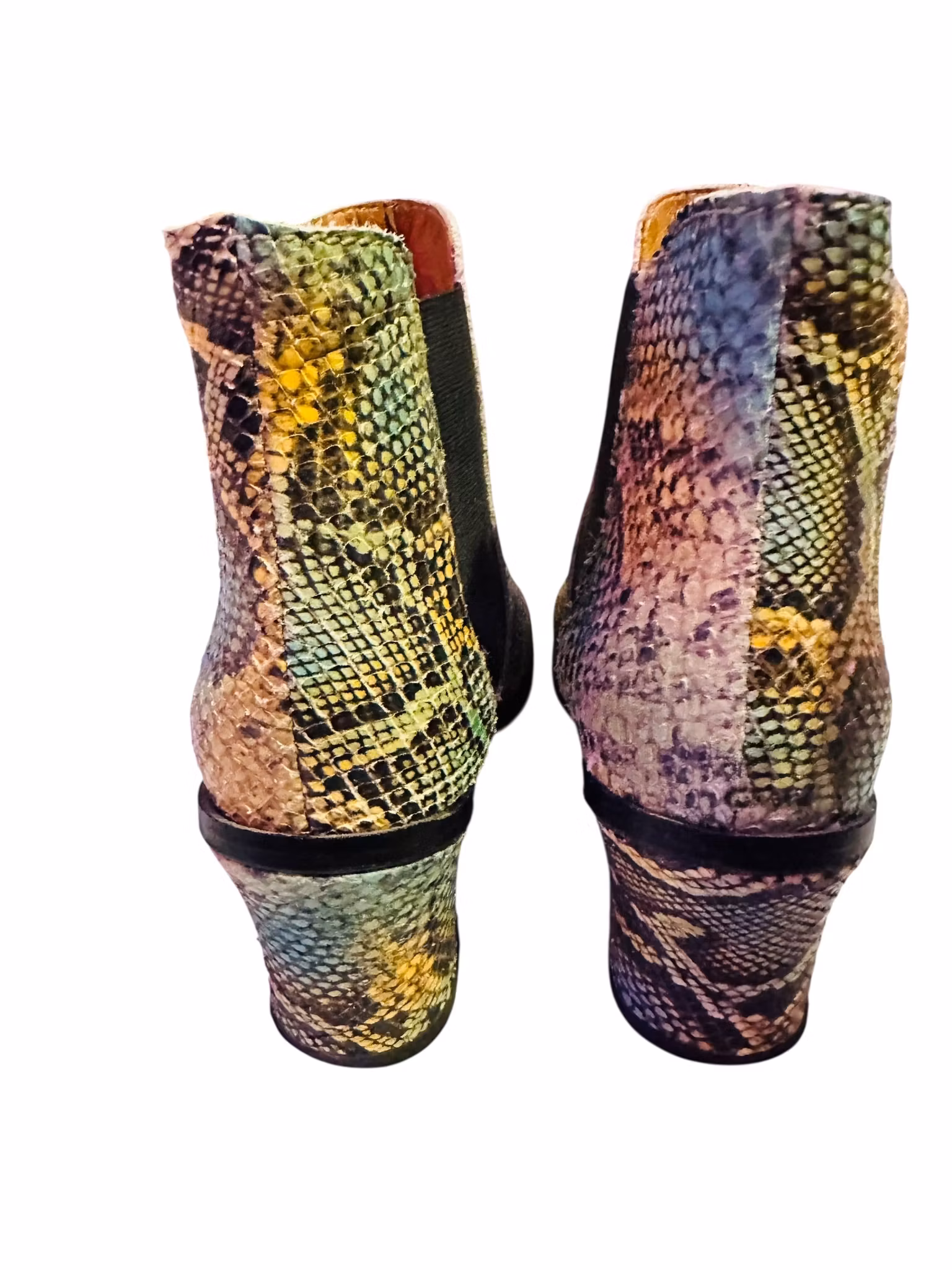 Snakeskin boots