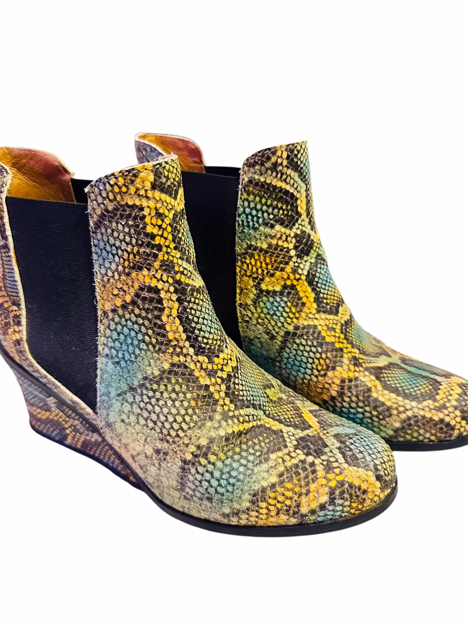 Snakeskin boots