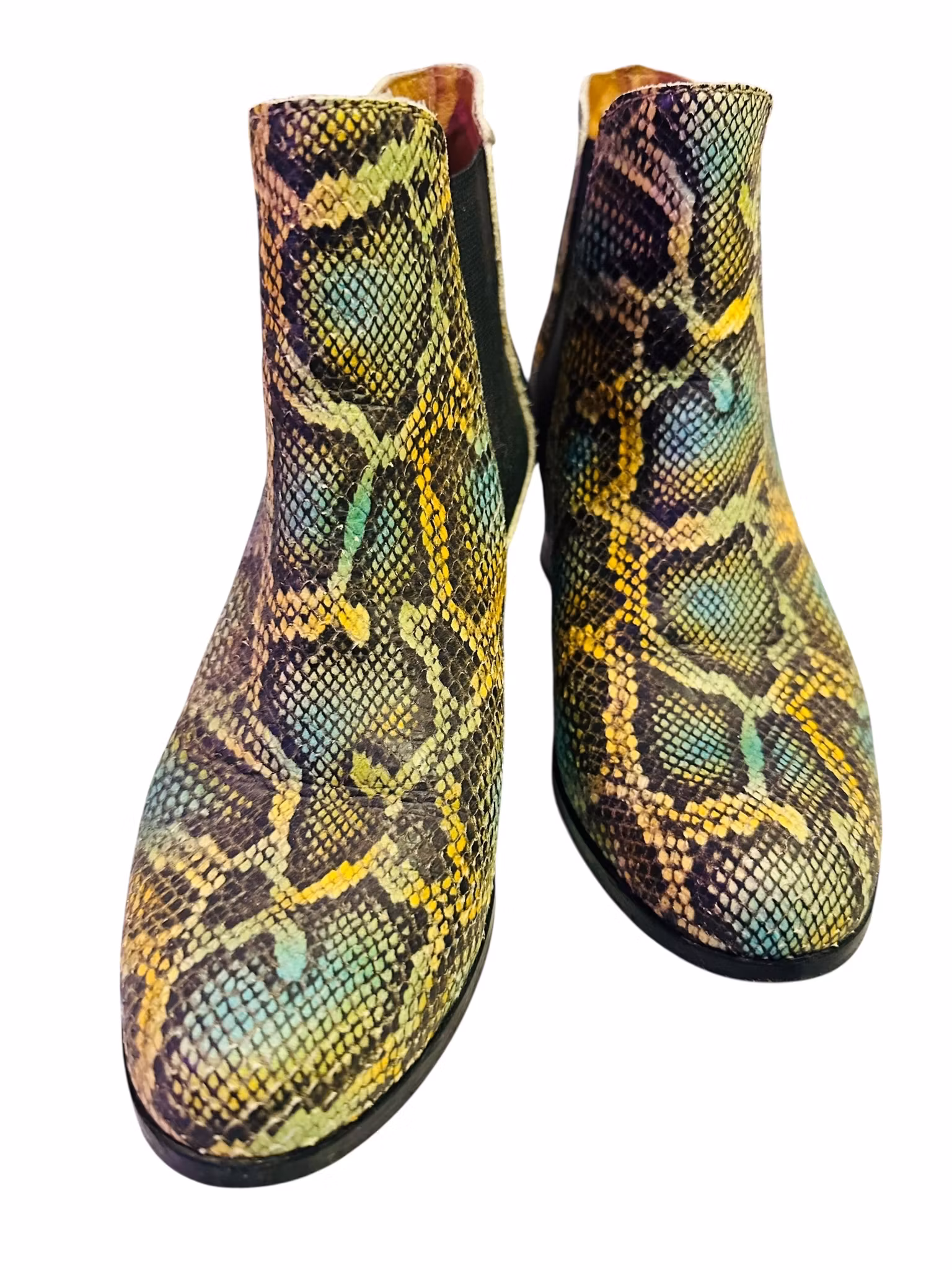 Snakeskin boots