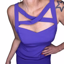 Vintage lila klänning