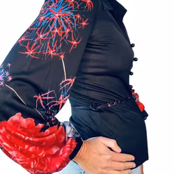 Bohemisk vintage topp 70-tal