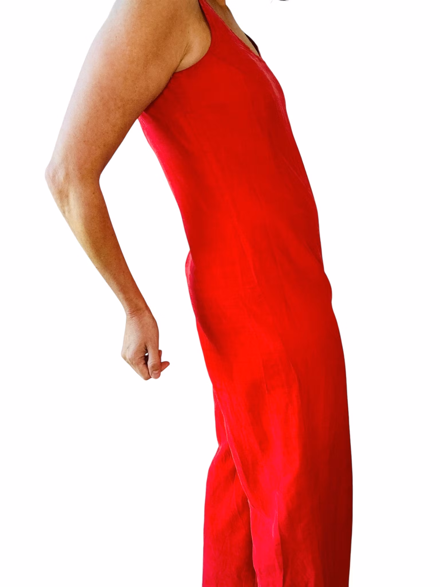 Röd jumpsuit