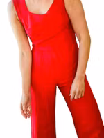 Röd jumpsuit