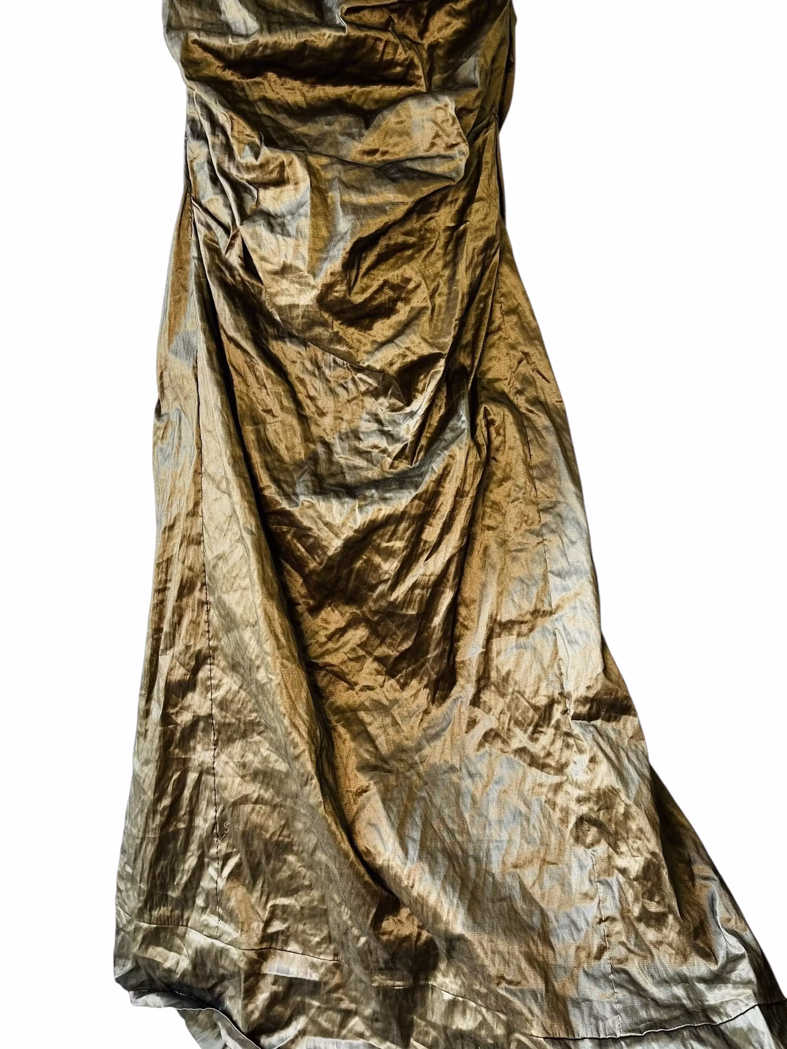 Nicole Miller lång sidenklänning