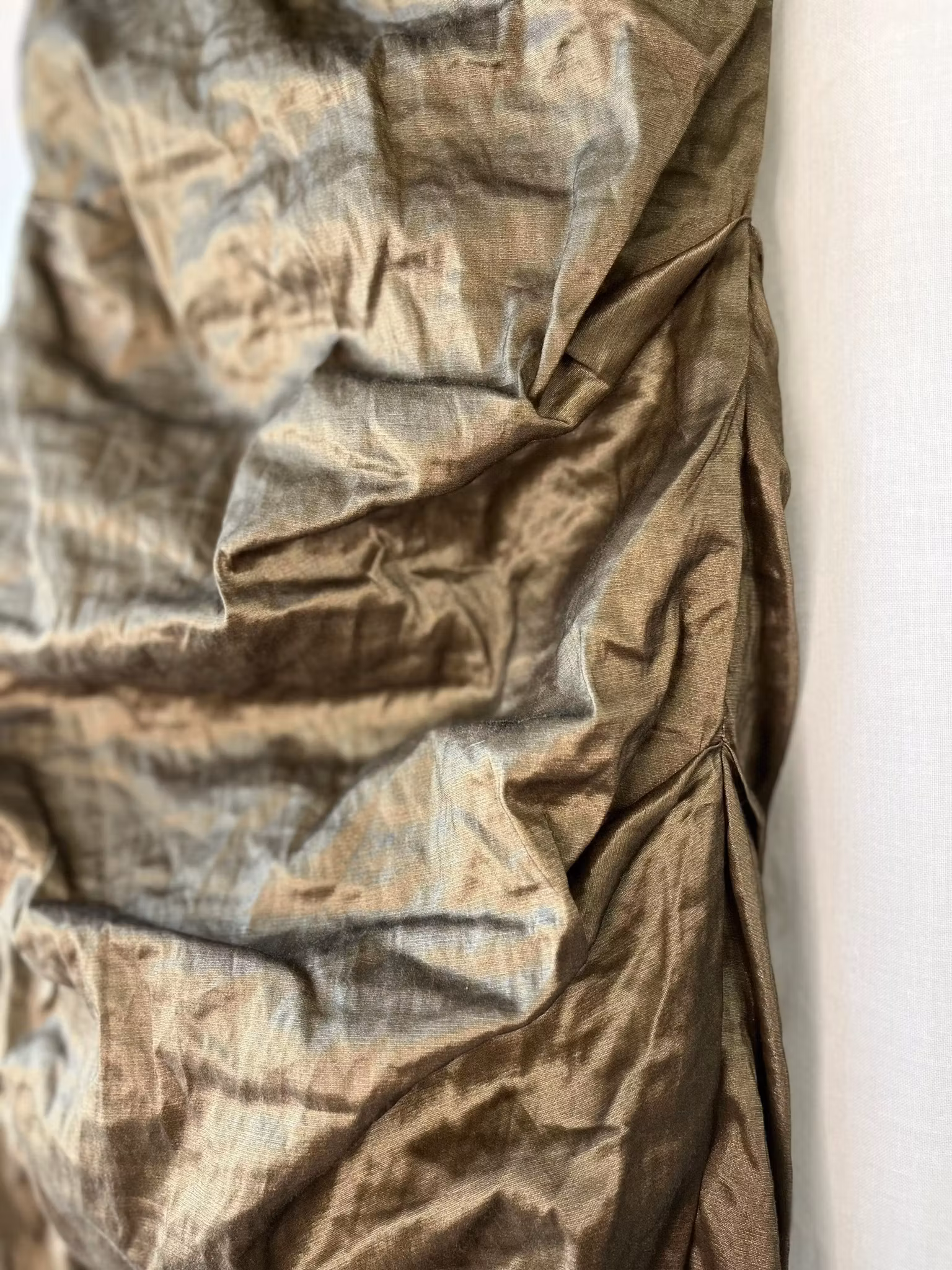 Nicole Miller lång sidenklänning