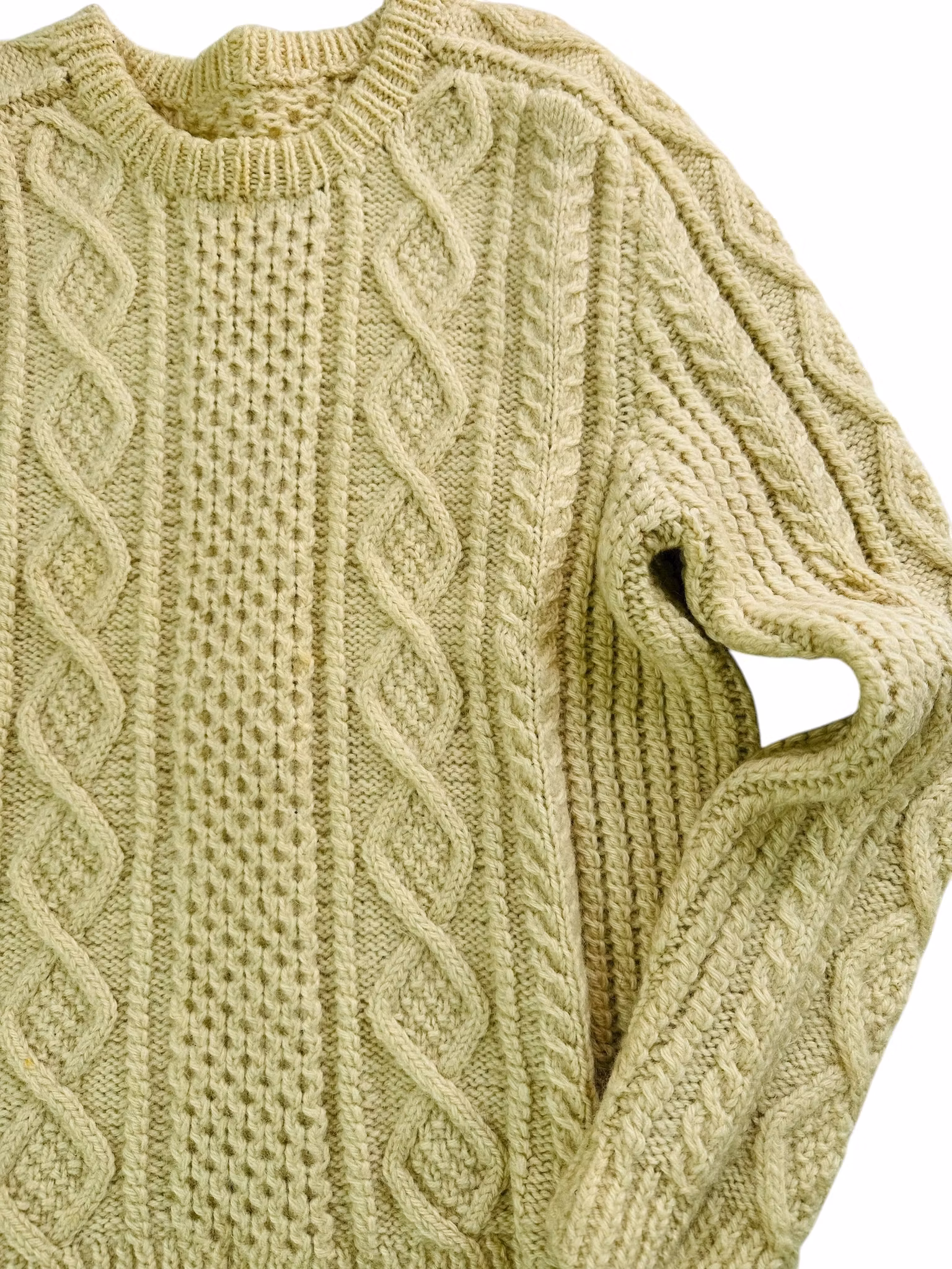 Handstickad fisketröja