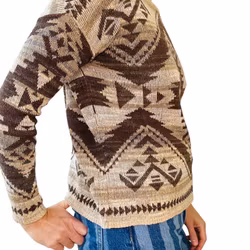 Ralph Lauren brunmönstrad tröja