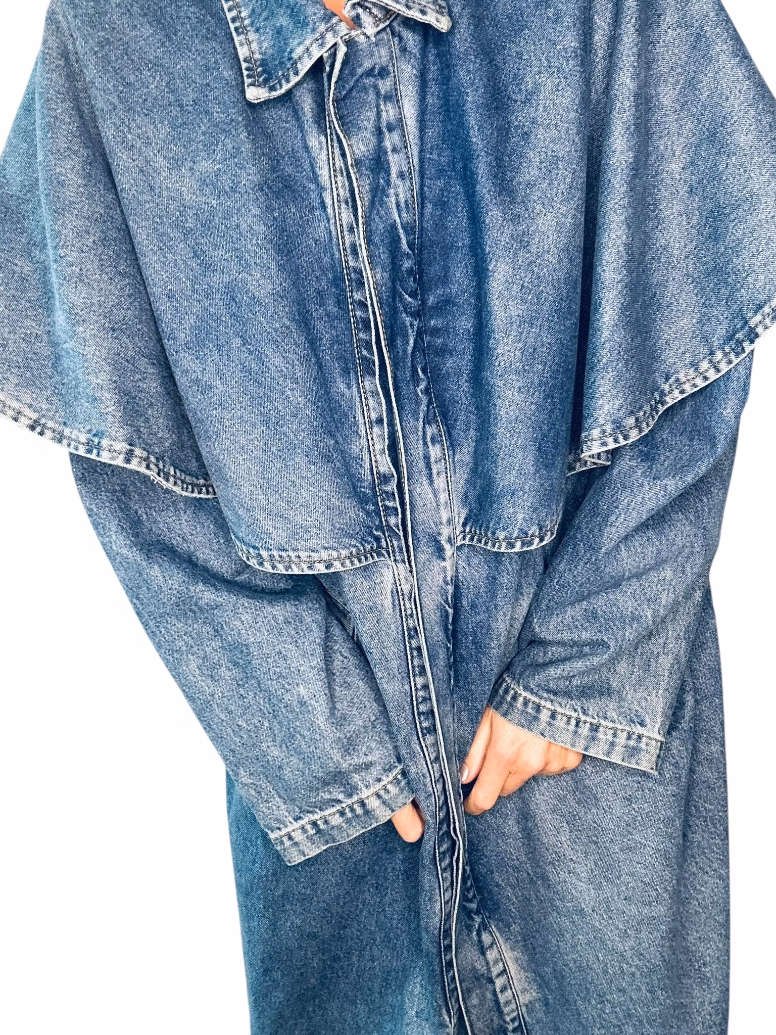 Trench i denim: Hanna MW x Gina