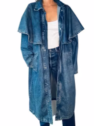 Trench i denim: Hanna MW x Gina