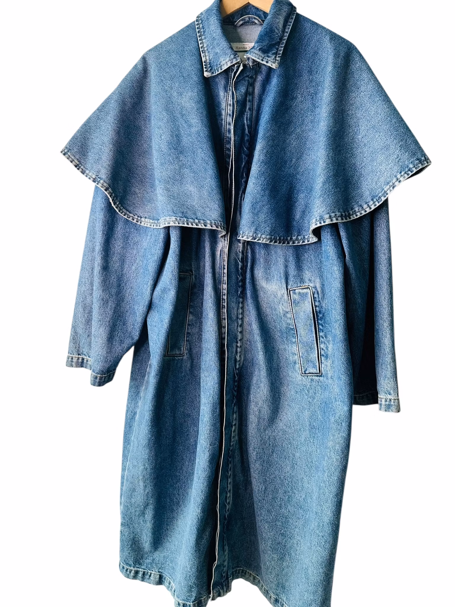 Trench i denim: Hanna MW x Gina