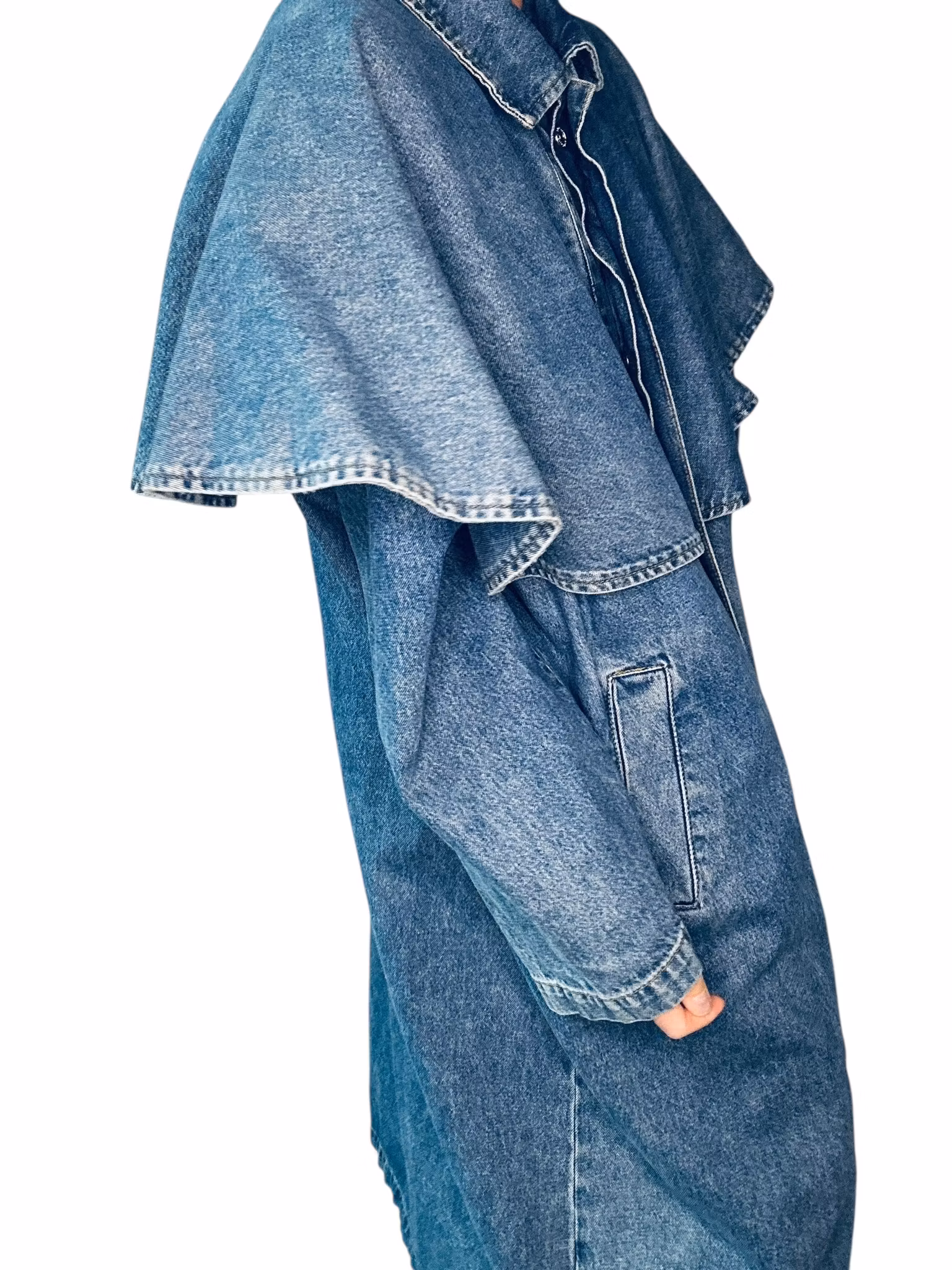 Trench i denim: Hanna MW x Gina