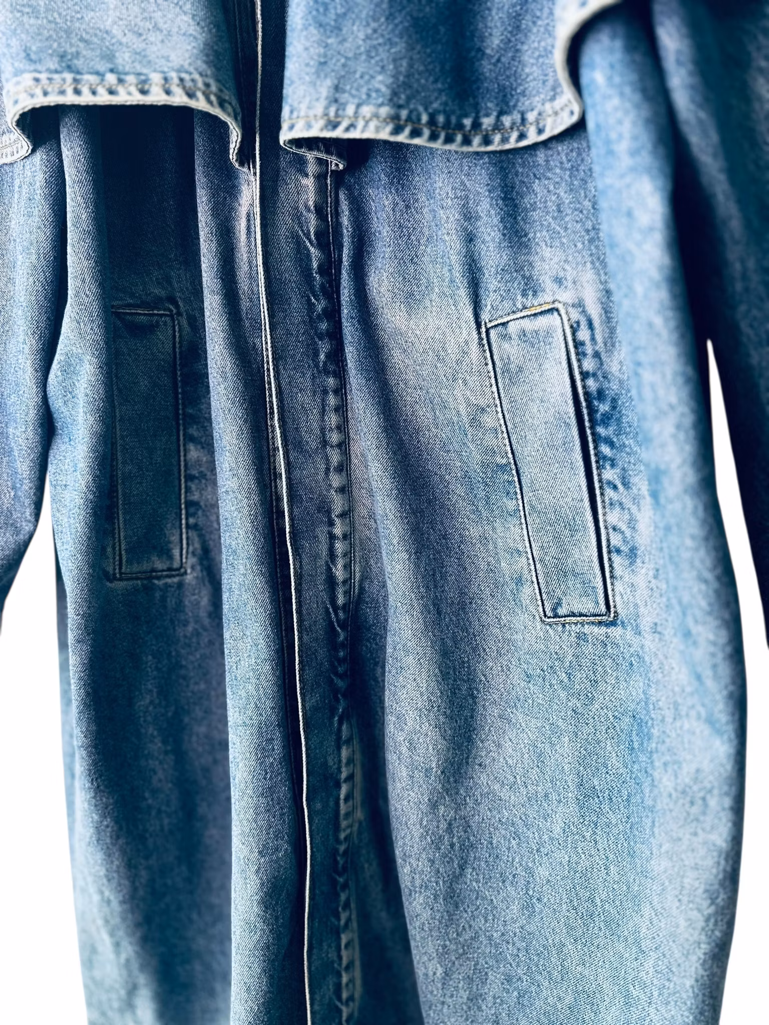 Trench i denim: Hanna MW x Gina