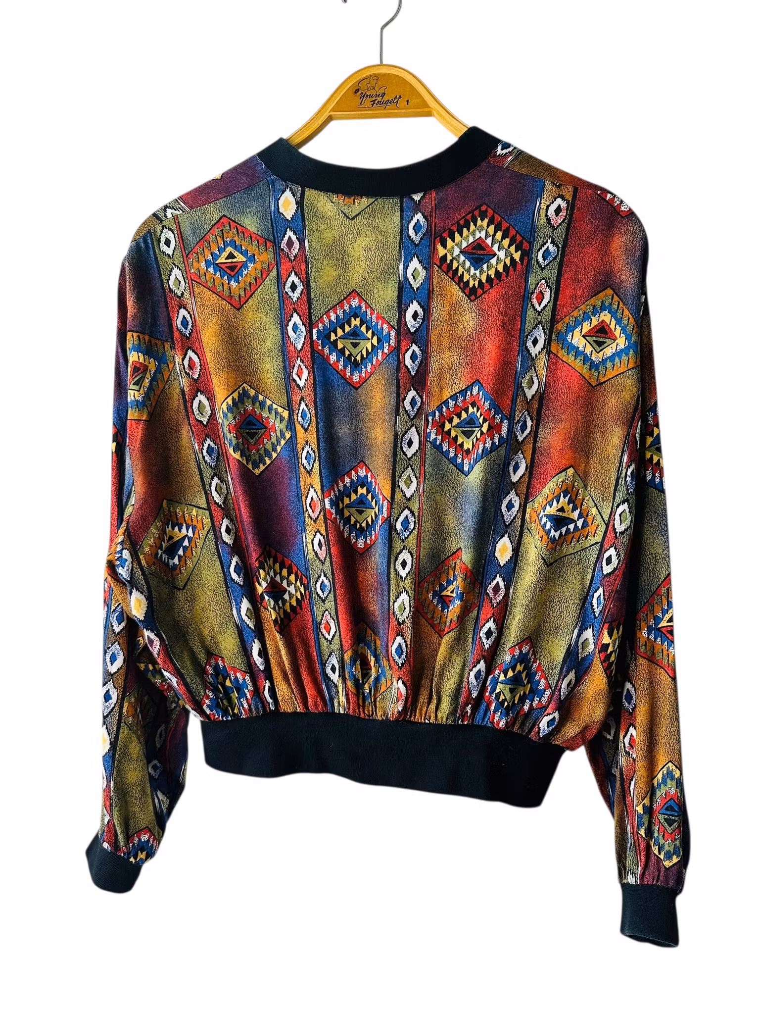 Vintage bomber i viskos - 90-tal