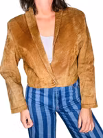 Vintage croppad mockajacka