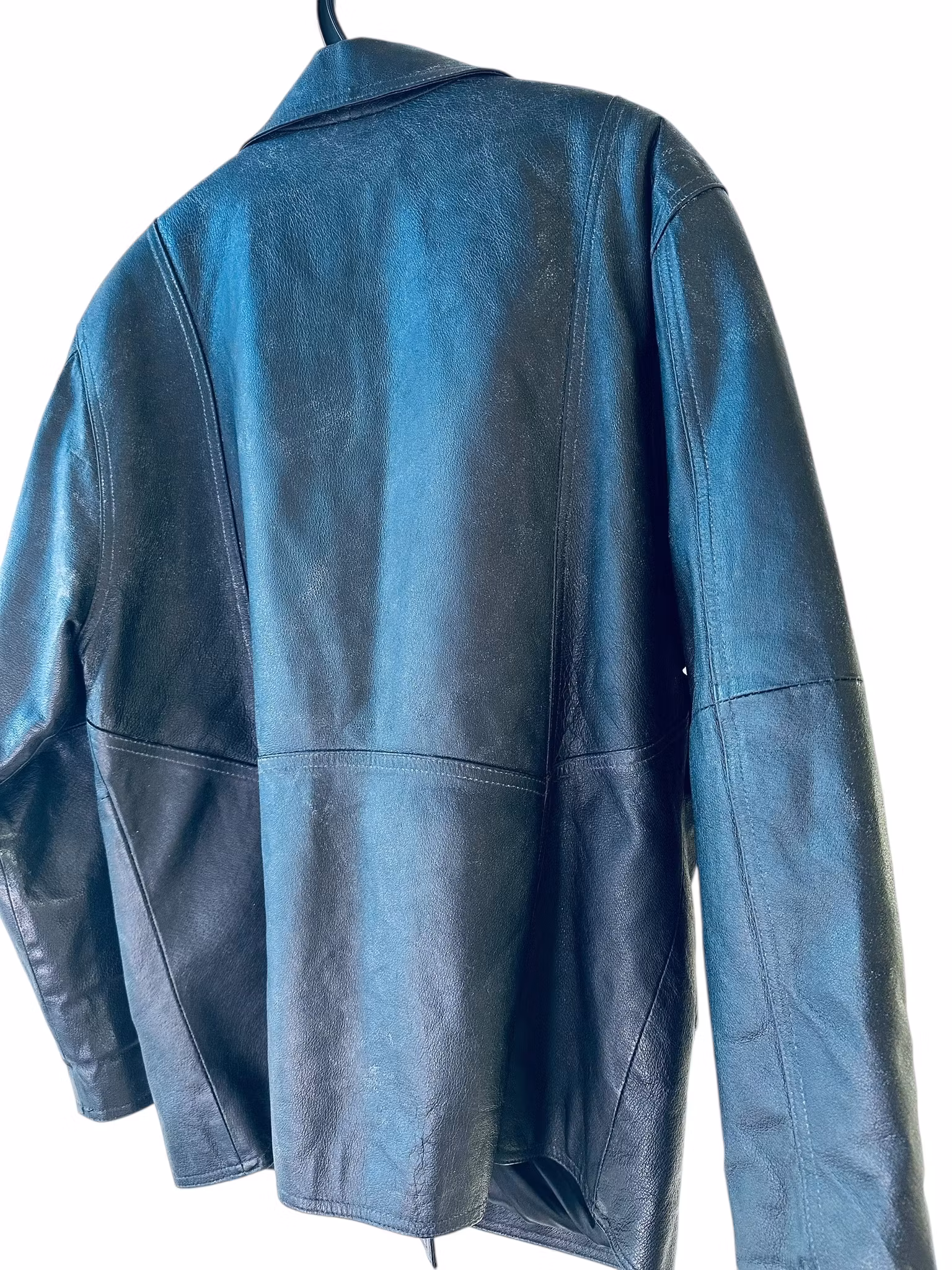 Vintage svart längre biker
