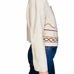 Bohemisk vintage mockajacka