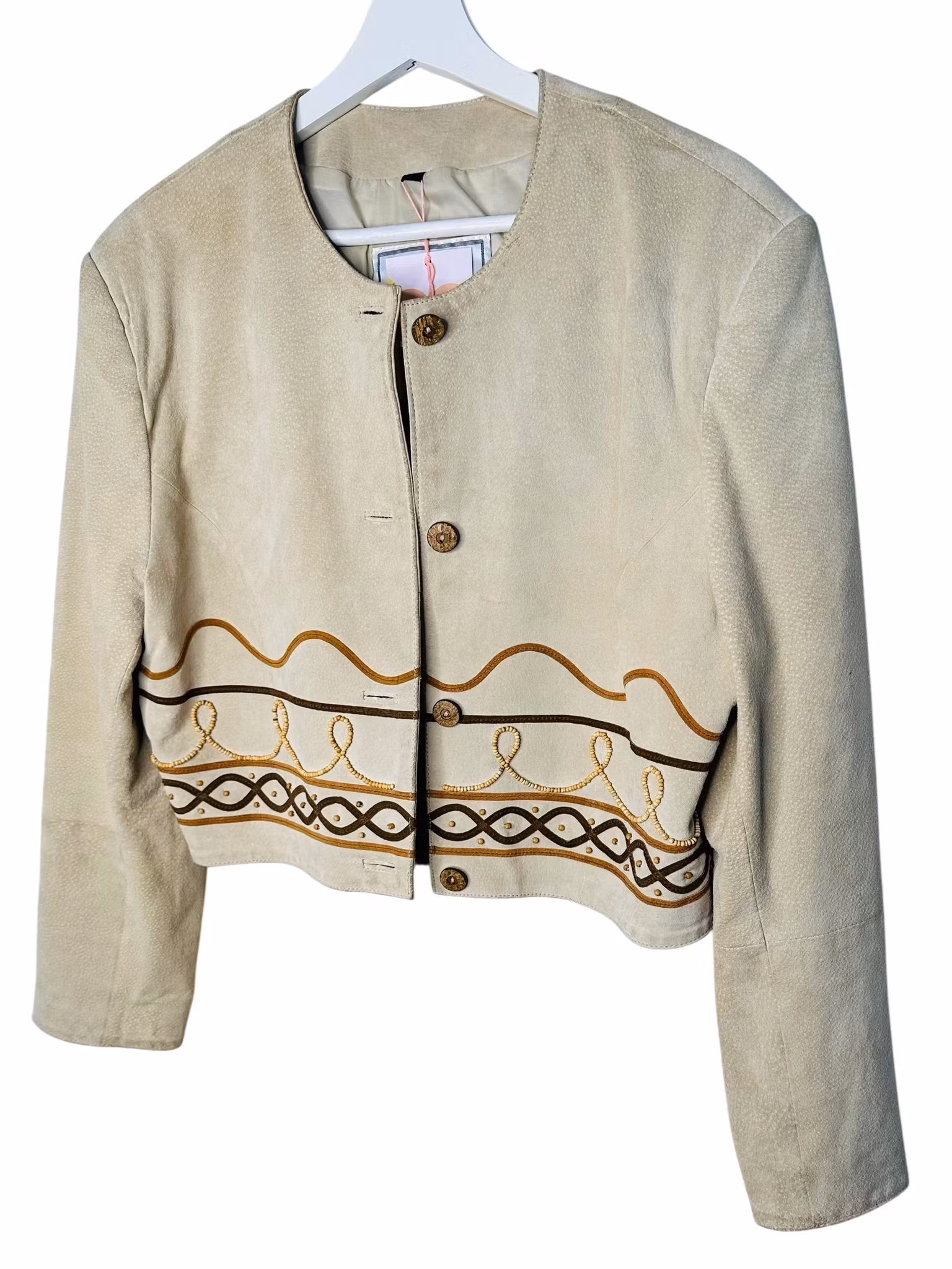 Bohemisk vintage mockajacka