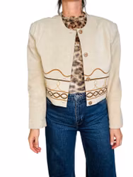 Bohemisk vintage mockajacka