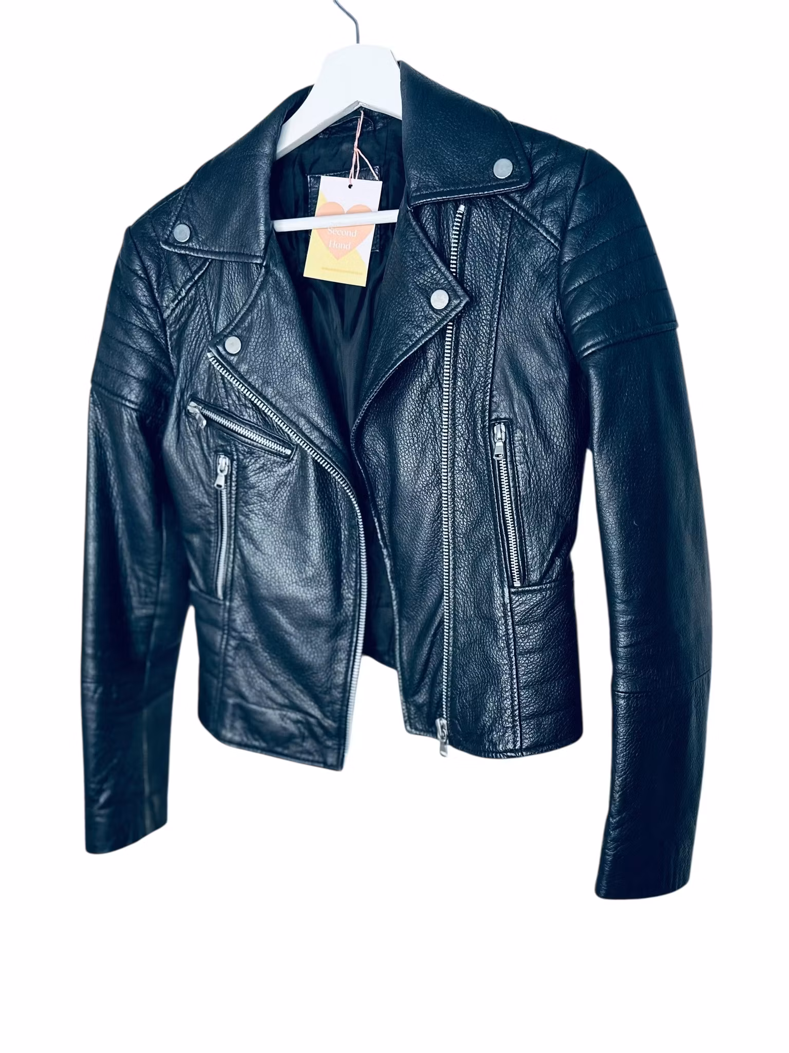 Klassisk svart biker