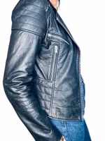 Klassisk svart biker