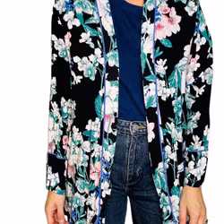Blommig kavajblus
