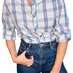 Bruuns Bazaar rutig skjorta